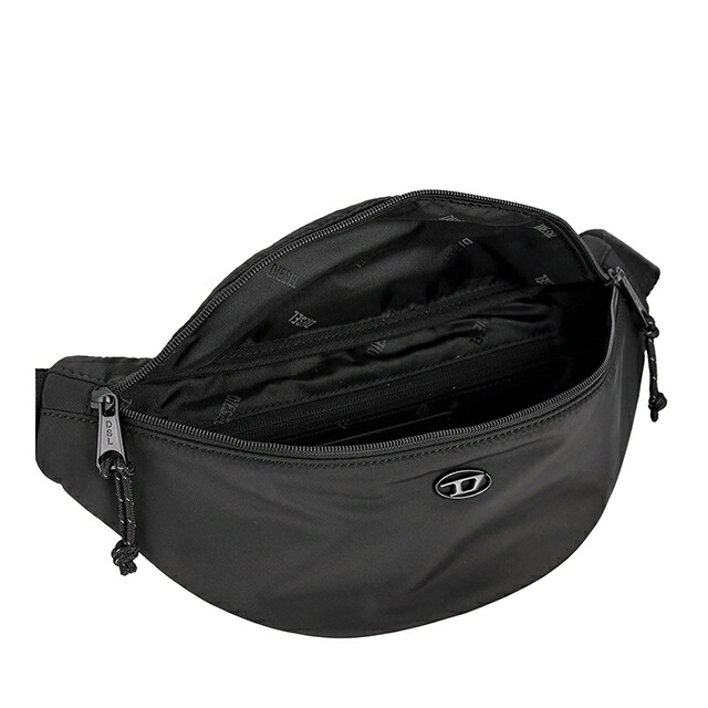 ディーゼル ボディバッグ メンズ ブランド DIESEL X10311-P8166 T8013 ブラック 斜めがけ 軽量 小さめ ブランド 高級 おしゃれ プレゼント 男性 実用的 かっこいい