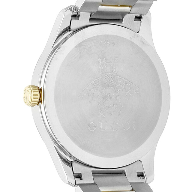 グッチ ジータイムレス クォーツ 電池式 腕時計 ブランド メンズ 蛇 GUCCI YA1264075 シルバー ゴールド スイス製 高級 おしゃれ 防水 プレゼント 男性 実用的
