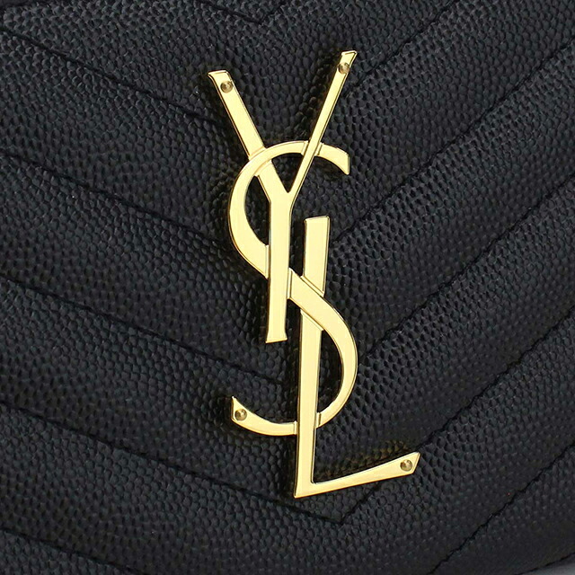 サンローラン 長財布ラウンドファスナー レディース ブランド SAINT LAURENT MONOGRAM MATELASSE レザー 358094 ブラック