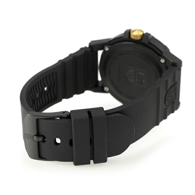 ルミノックス LEATHERBACK SEA TURTLE GIANT 0320 SERIES 腕時計 メンズ LUMINOX 0325.GP アナログ ゴールド ブラック 黒 スイス製 ブランド おしゃれ 防水 文字盤 大きい プレゼント 男性 実用的