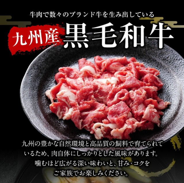 黒毛和牛 切り落とし 500g 九州産 国産 牛肉 こま切れ メガ盛り 牛丼用 ウデ モモ 【3-7営業日以内に発送予定（土日祝除く）】