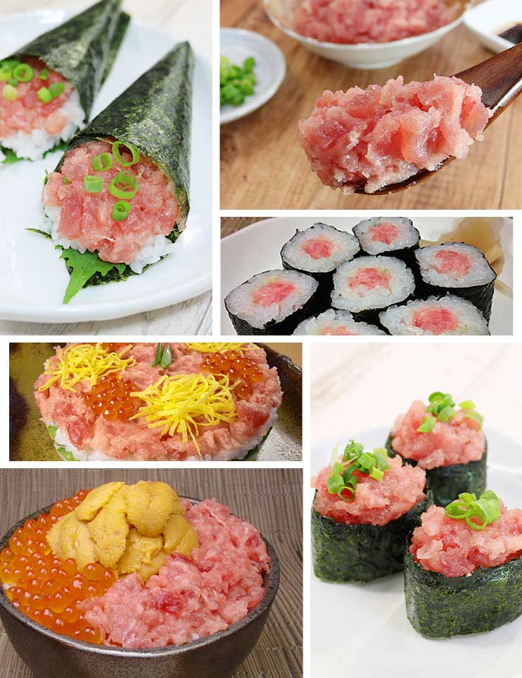 天然マグロの粗挽きネギトロ 500g(100g×5パック) [ネギトロ100g-5p]