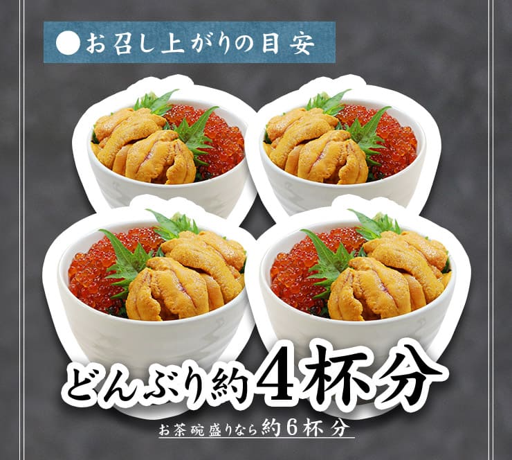 無添加うにイクラ丼4杯分 無添加生ウニとイクラ醤油漬け絶品海鮮丼 [ウニイクラセット-2p]