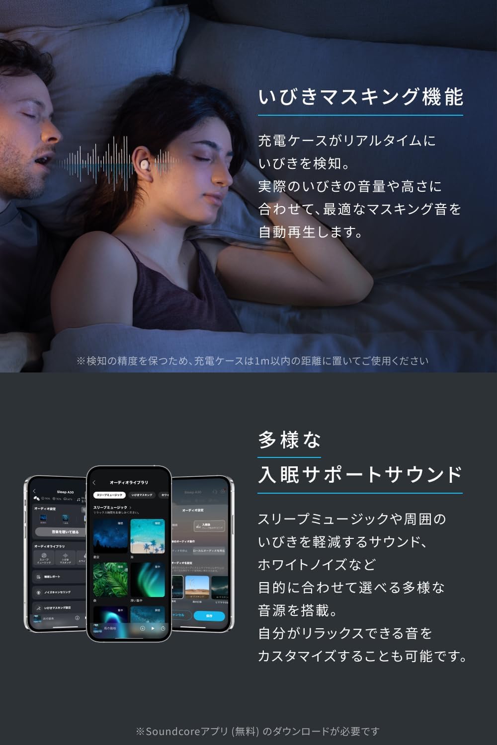 Soundcore Sleep A30 オフホワイト