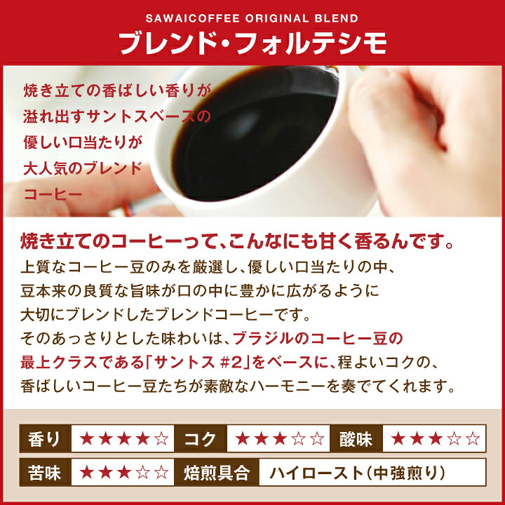 澤井珈琲 抱えきれないコーヒー福袋 フォルティシモ ビクトリー 400g×2 豆のまま