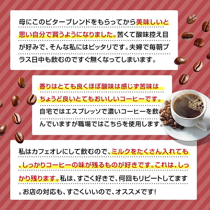 澤井珈琲 大人の嗜みにふさわしい、重厚な味わい ビターブレンド 1kg 500g×2袋 中挽き