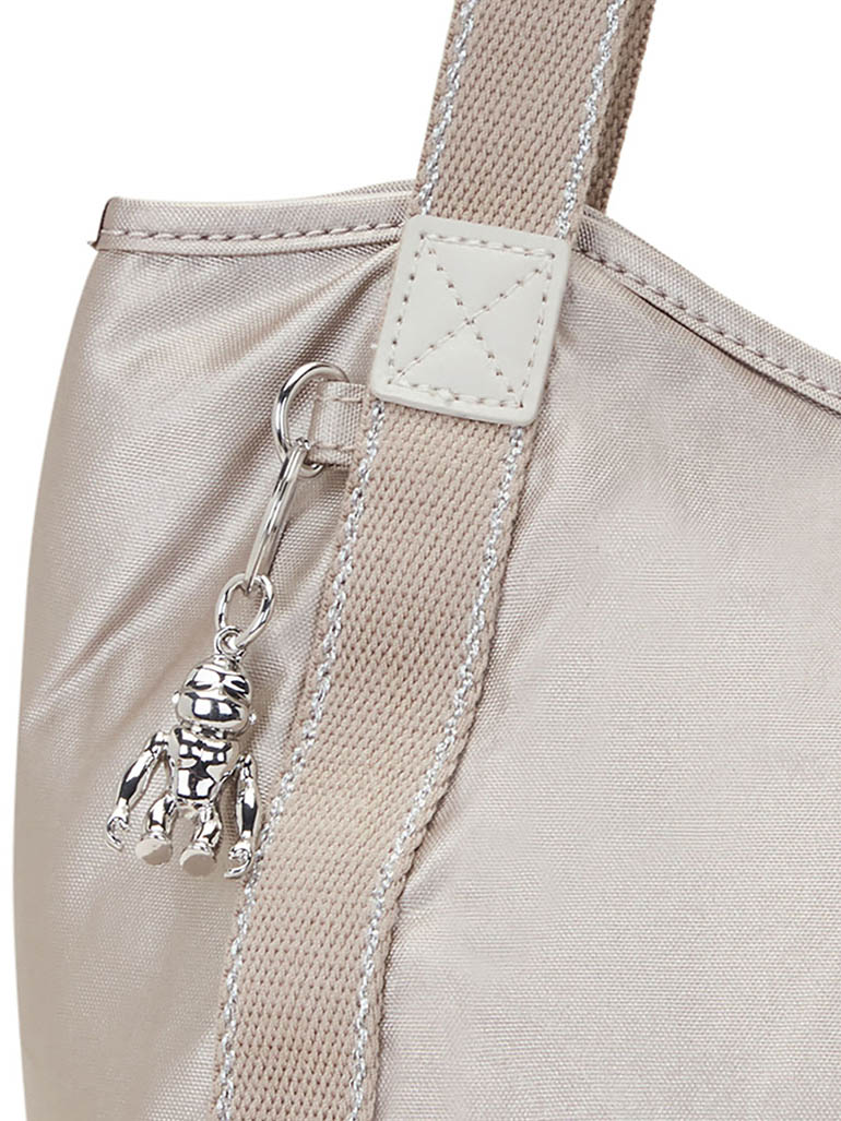 kipling バルーン メタリックグロウ トートバッグ
