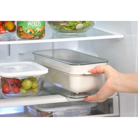 ぬかどこボックス サイズ（約）＝幅29.6×奥行13.2×高さ10.5ｃｍ