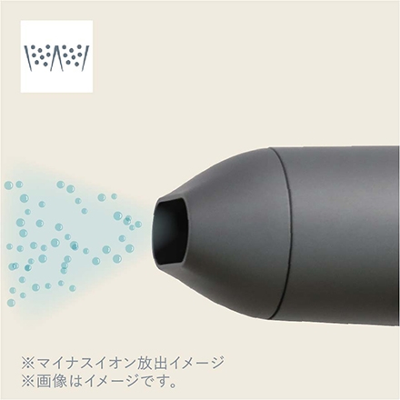 ＜VENUSiS＞ マイナスイオンミニドライヤー VDM-1100　グレー（H）