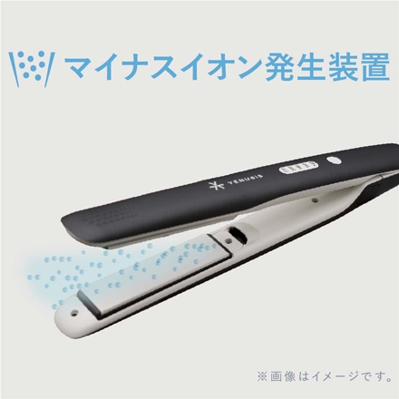 ＜VENUSiS＞ マイナスイオンストレートアイロン VAS-8200E　ホワイト（W）