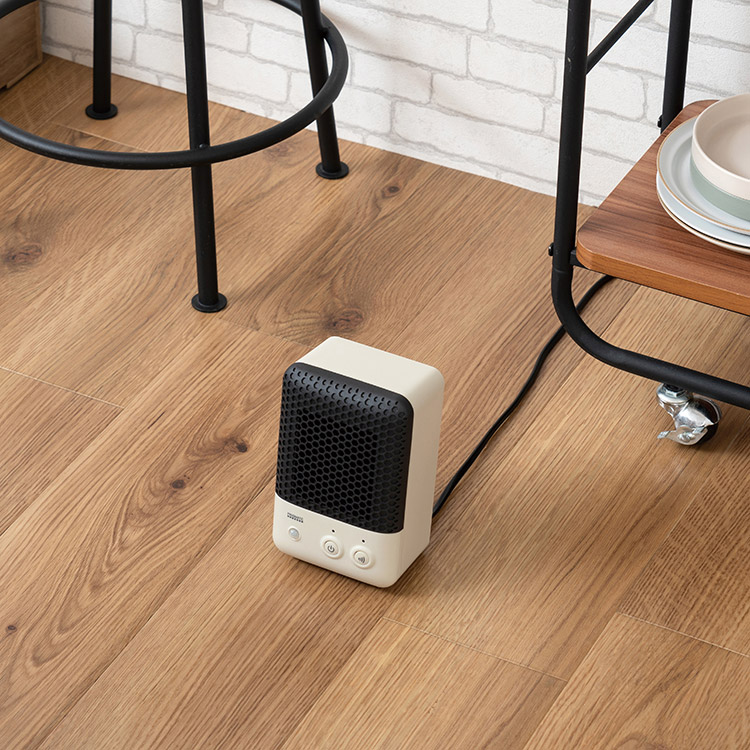 PRISMATE プリズメイト 人感センサー付 セラミックファンヒーター キャメル PR-WA023