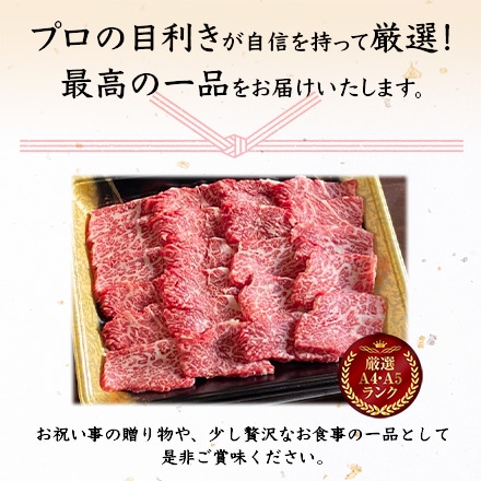 京の肉 和牛上焼肉 400g 2～3人前