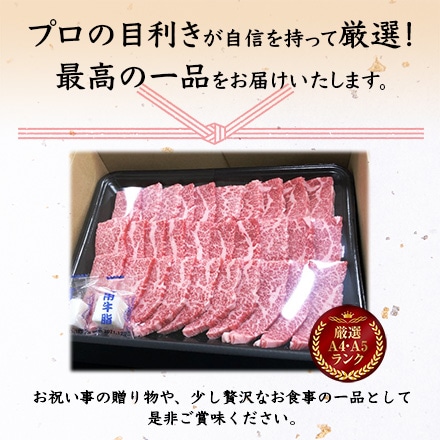 熊野牛 希少部位 カイノミ ササミ 焼肉用 500g　3～5人分