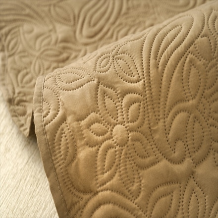 洗濯機で洗えるマルチカバー ペイズリー 200×250cm ブルー