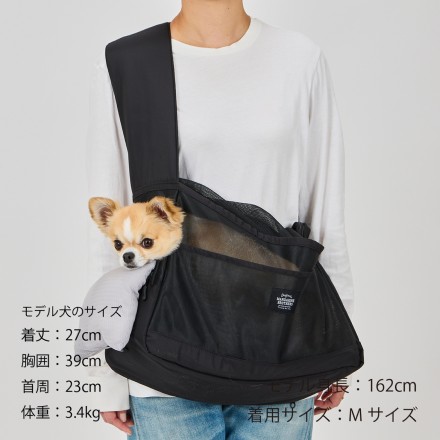MESH SHOULDER BAG Mサイズ ベージュ