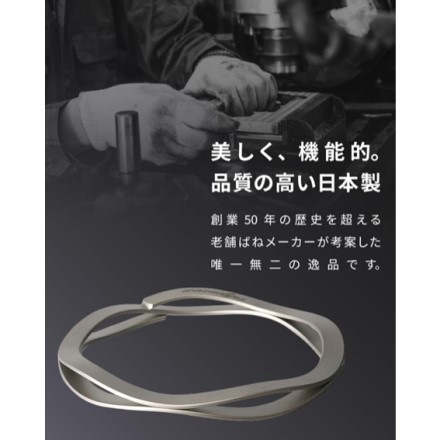 錆びにくい 挟みやすい マネークリップ ラージ