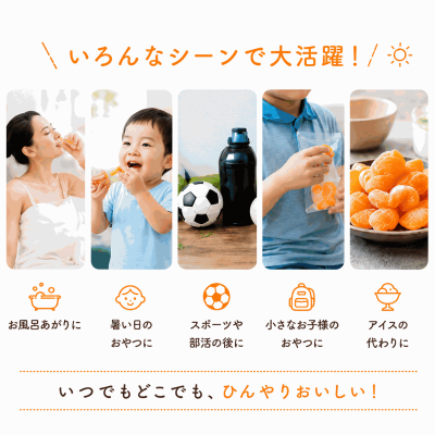 むき冷凍みかん 小分けタイプ30g×15袋
