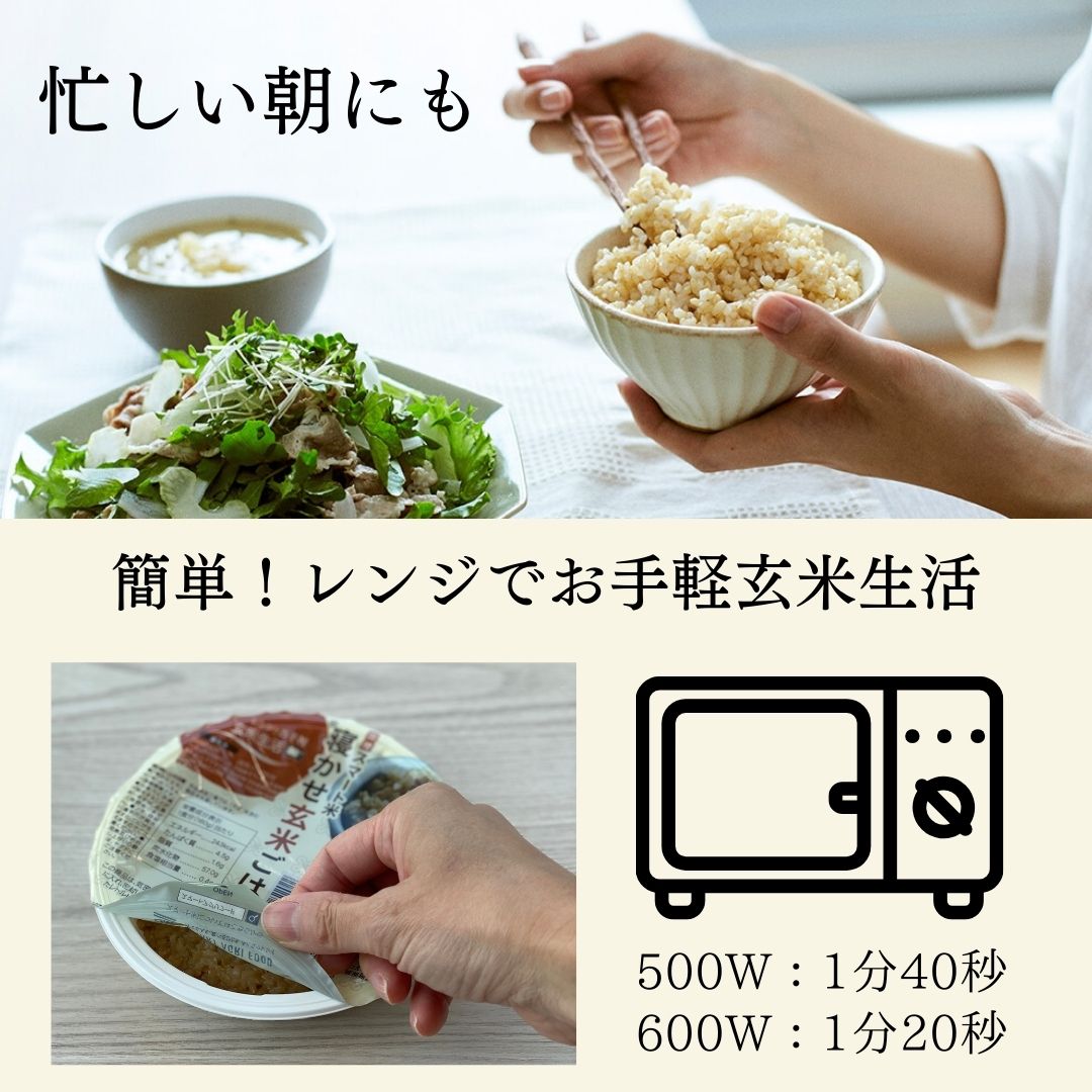 国産 スマート米 寝かせ玄米パックごはん 160g×12個