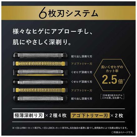 パナソニック Panasonic ラムダッシュPRO メンズシェーバー 6枚刃 全