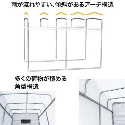 軽トラック用 幌セット VE-192 1370mm×1920mm×1310～1360mm