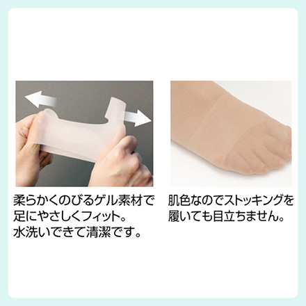 外反母趾クロスゲルサポーター みぎ足用 アルファックス