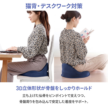 仙骨クッション 仙律 ネイビー アルファックス
