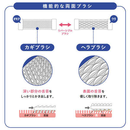 舌ブラシ したつつみ アオミドリ 2個セット