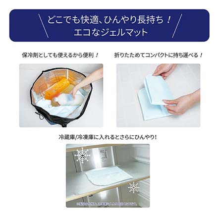 冷感マット ひんやりジェルマット ミント 2個