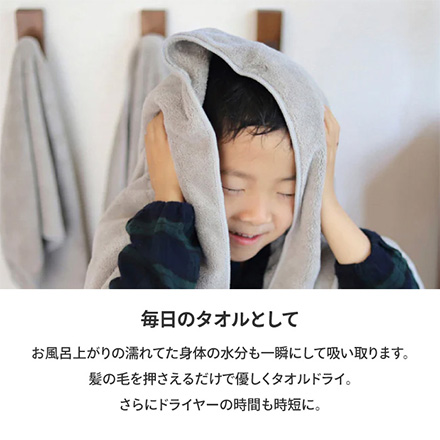 バスタオル シービージャパン カラリデイバスタオル2枚組 グレー