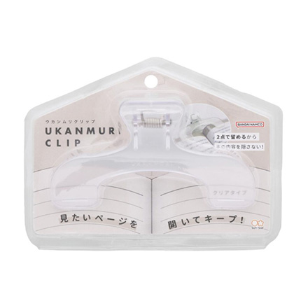 サンスター文具 ウカンムリクリップ ウォータリークリア 1個 FDC