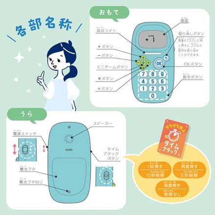 ピコトレ 暗算ドリル ミントブルー FDC