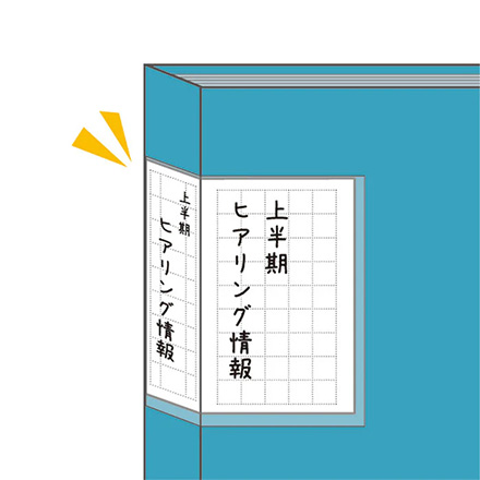 キングジム クリアーファイル カキコ A4 タテ型 40ポケット 黒 FDC