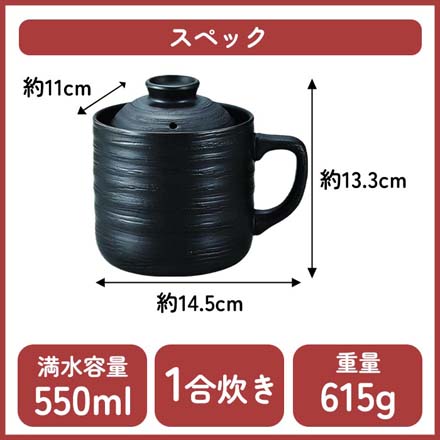 T-01B 電子レンジ専用 炊飯陶器