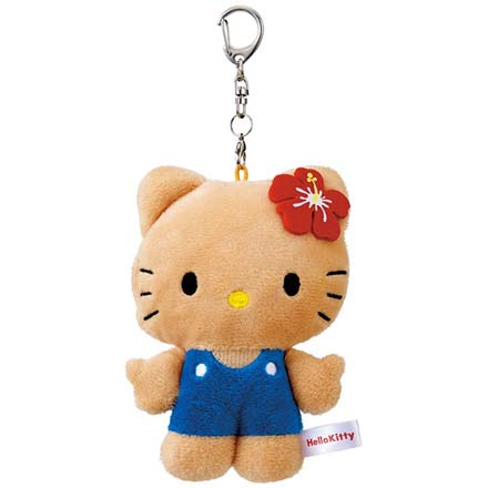 サンリオ ダイカット ぬいぐるみ ミラー 鏡 ハローキティ日焼け