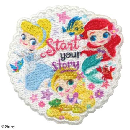 ワッペン アップリケ ディズニー MY479 プリンセス1