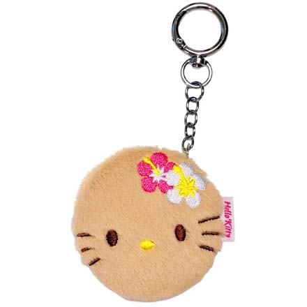 手鏡 キティちゃん ゆるもふダブル コンパクトミラー KTハイビスカス
