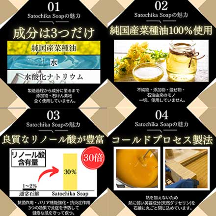 Satochika Soap 菜の花 2個セット SS-N2 FUSION