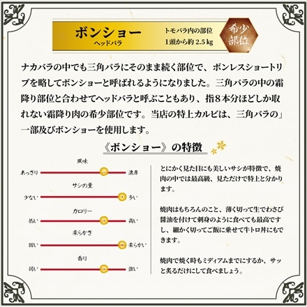 A5等級メス牛 神戸牛 和桜特上カルビ 200g 1～2名様用 三角バラ 黒毛和牛 神戸ビーフ 焼肉用