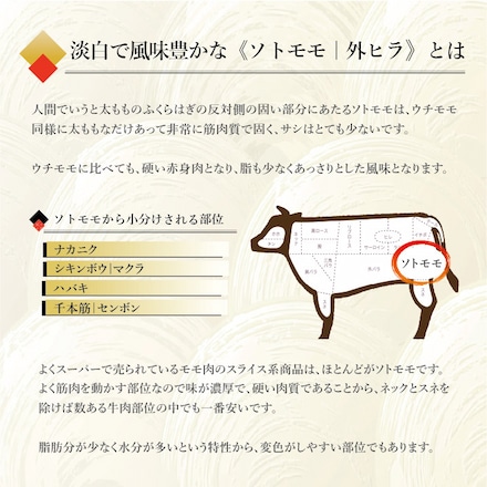 A5等級メス牛限定 神戸牛 プレミアムもも肉 250g 1～2名様用 黒毛和牛 神戸ビーフ しゃぶしゃぶ・ すき焼き用 赤身肉
