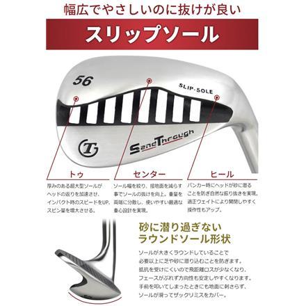 トライアル ゴルフ サンドスルー ウェッジ オリジナルカーボンシャフト SANDTHRUWEDGE 56度