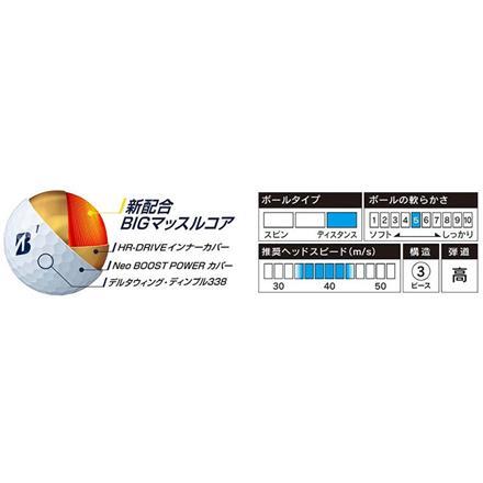 ブリヂストン NEW TOUR B JGR ゴルフボール イエロー(J3YX)