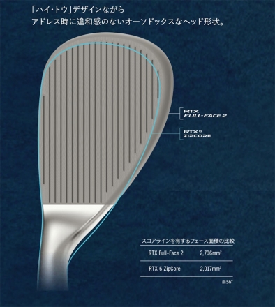 クリーブランド RTX FULL-FACE 2 ウェッジ ダイナミックゴールドS200 スチールシャフト 58度/8度