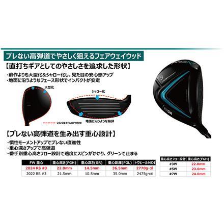 プロギア ゴルフ RSX フェアウェイウッド Diamana FOR PRGR カーボンシャフト #3/15度/SR