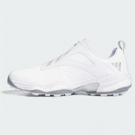 アディダス コードカオス 25 ボア NKZ93 スパイクレス ゴルフシューズ フットウェアホワイト×シルバーメタリック×グレーツー(ID8605) 26.5cm