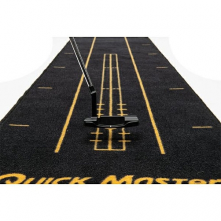 ヤマニ ゴルフ クイックマスター QMMGNT35 パッティング マット QuickMaster PUTTING MAT パターマット 練習機 ブラック(10)