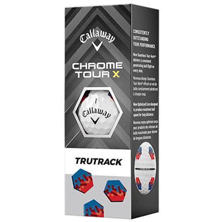 キャロウェイ ゴルフ クロムツアーX トゥルートラック ゴルフボール CHROME TOUR X 24 TRUTRACK 1ダース/12球 ホワイト