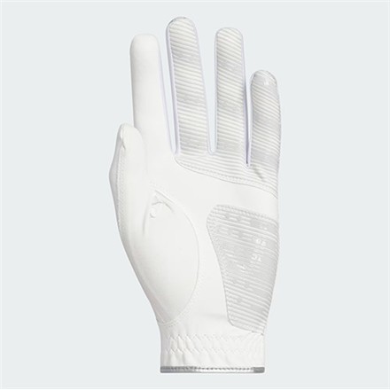 左手用アディダス KVH41 クール ハイグリップ 25 ゴルフグローブ ホワイト×ブラック/24cm