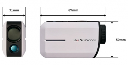 ショットナビ nano+ レーザー距離計 ホワイト