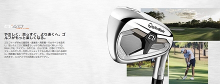 レディーステーラーメイド Qi MAX LITE アイアン単品 REAX 40 カーボンシャフト #6/L