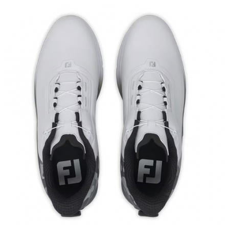 フットジョイ フューエル BOA 55396 スパイクレス ゴルフシューズ ホワイト×ブラックカモ 25.5cm